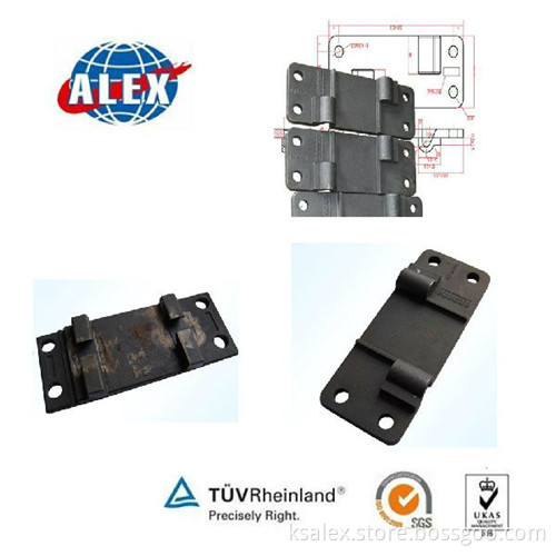 Rail Tie Plate For Metro, Factory Supplied Rail Tie Plate , Railway parts supplier Rail Tie Plate